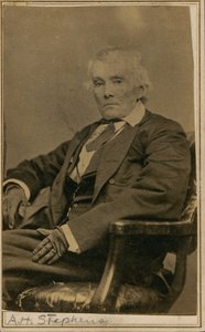 Alexander Hamilton Stephens, Governatore della Georgia e Vicepresidente della Confederazione da Unknown